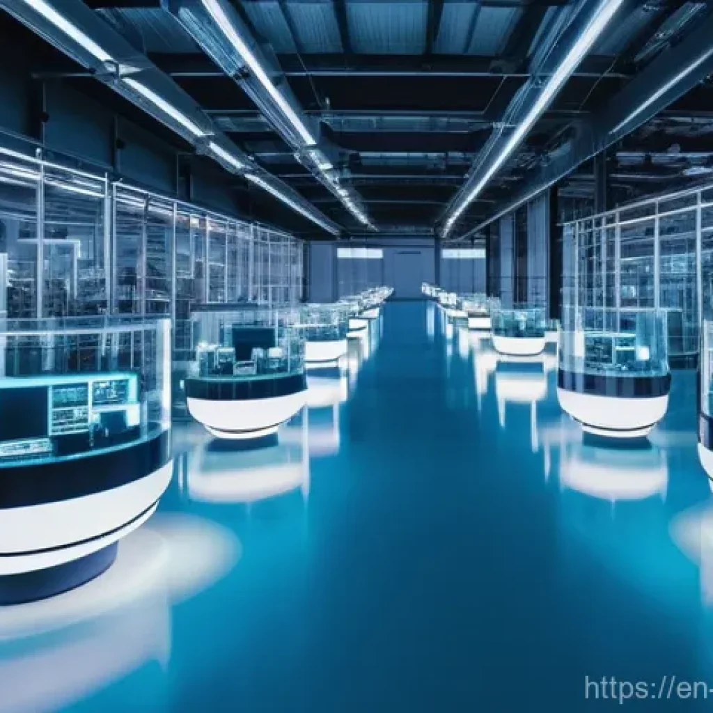 기계공학 기계산업동향 - **Prompt for Smart Factory with IoT and Predictive Maintenance:**
"An ultra-modern, pristine sma...