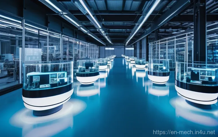 기계공학 기계산업동향 - **Prompt for Smart Factory with IoT and Predictive Maintenance:**
"An ultra-modern, pristine sma...