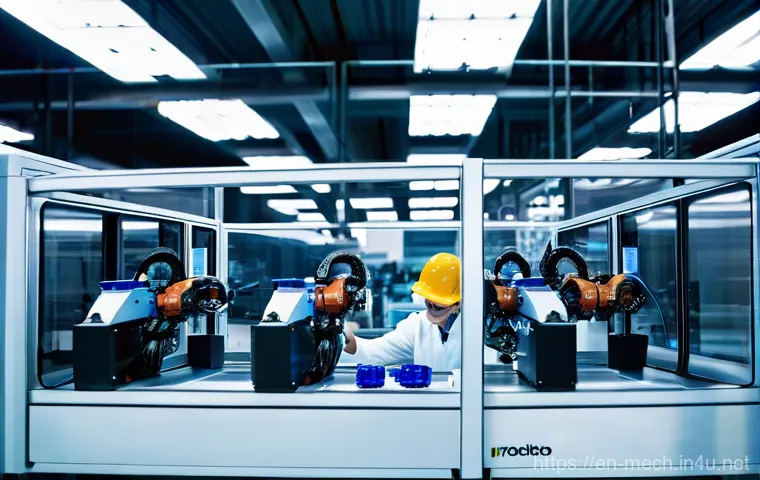 기계공학 기계산업동향 - **Prompt for Generative Design and Advanced Materials:**
    "A close-up shot of a revolutionary, li...