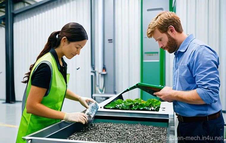 기계공학 기계가공시스템 - **AI and Robotics: The Smart Factory's Core**
    A dynamic, wide-angle view of a futuristic smart m...