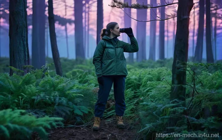 기계공학 열화상카메라 - **Prompt:** A well-organized garage interior with a car's hood open, revealing a complex engine bay....