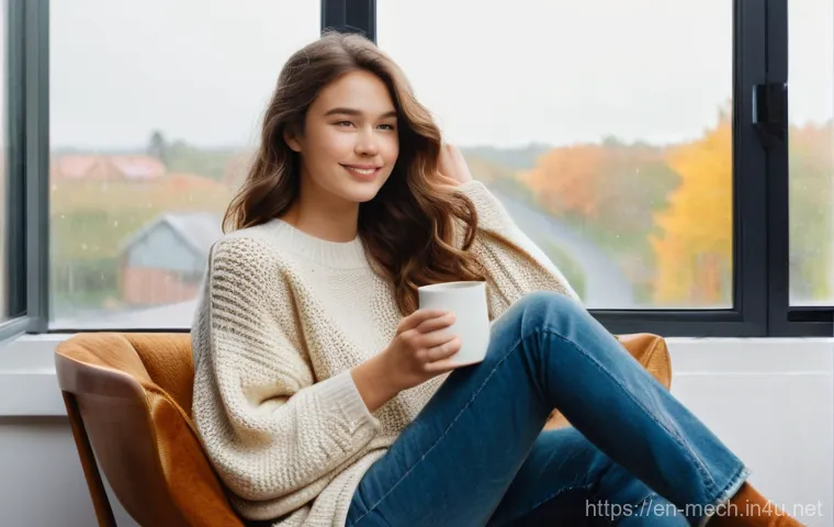 기계공학 고온금속기술 - **Prompt:** A young woman, approximately 20 years old, with long, wavy brown hair, is sitting comfor...