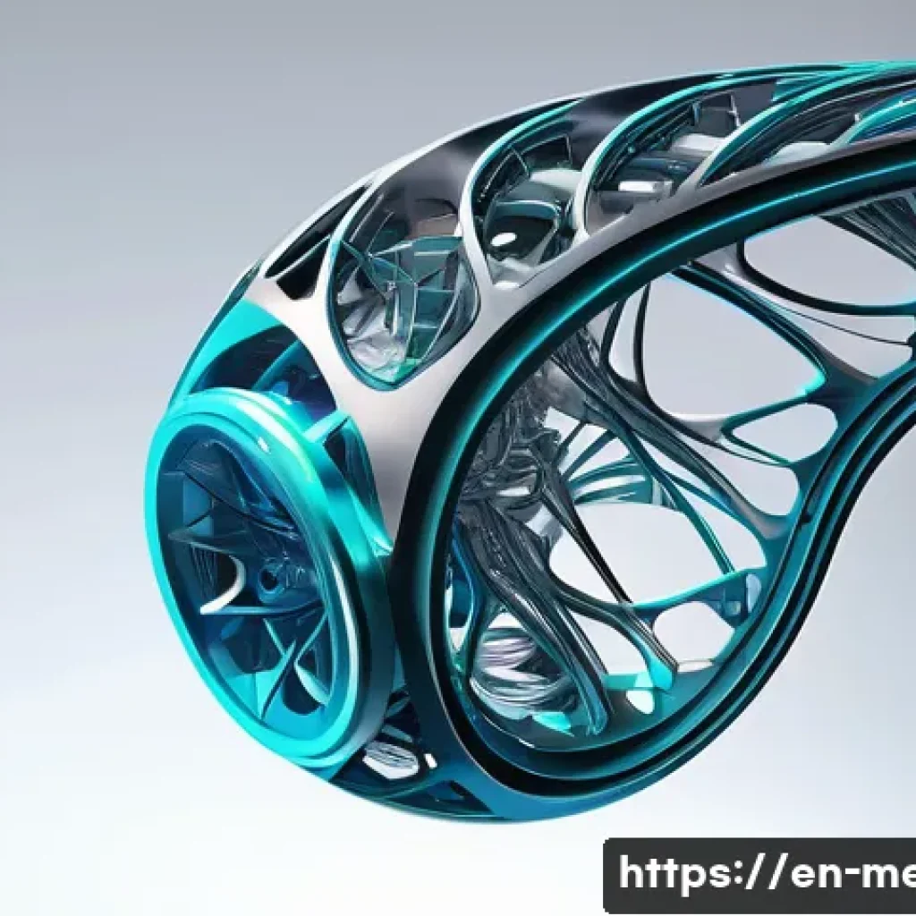 기계공학 최적화기법 - **Prompt: Futuristic Generative Design Process**
"A visually striking 3D render illustrating the...